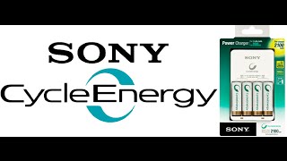 Обзор зарядного устройства Sony и аккумуляторов Sony Cycle Energy 2500 mah AA NiMH [upl. by Arliene94]