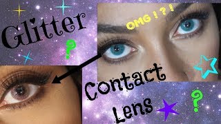 GlitterContact lens ColorCl Pearl Edition Im Shook [upl. by Hoo]