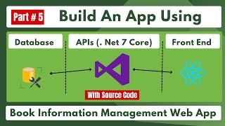 REACT CRUD USING ASP DOT NET CORE WEB APIs  MS SQL SERVER AS DATABASE  PART 5 [upl. by Ruy802]