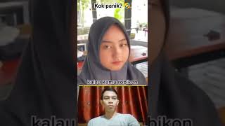 Lah kok panik 🤣 reaction funny memes ngakak [upl. by Moneta]