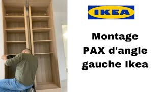 Montage PAX d’angle gauche Ikea [upl. by Dorej]