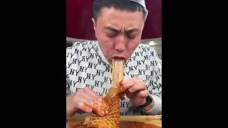 Mukbang Eating PIG BELLY shorts asmr [upl. by Rihaz]