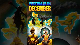 DECEMBER MONTH IMPORTANT FESTIVALS festival hornbillfestival2024 [upl. by Enyamrahs]