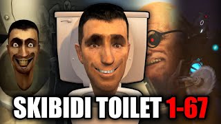 skibidi toilet REACTS TO  skibidi toilet 167 part 1  FULL VIDEO [upl. by Rexana]