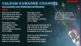 KARAOKE sa tekstom  Goca Trzan  Cujem da za mene pitas [upl. by Isolde320]