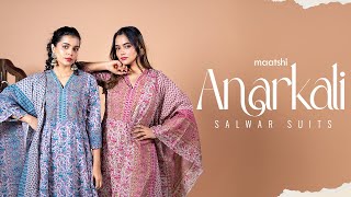 Anarkali Salwar Suits from Rs 1850  Maatshi  16 Sep 24 [upl. by Daraj313]