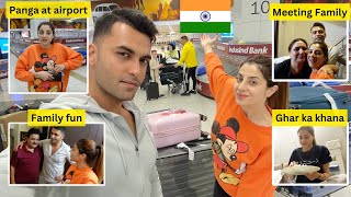 WE ARE IN INDIA 🇮🇳 Aate hi hua haadsa 😳  Meeting Family  Travel Vlog [upl. by Ingelbert]