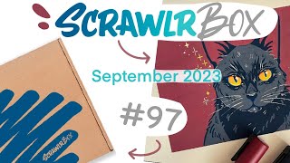 Im EXCITED about this one  Scrawlrbox September 2023 UNBOXING [upl. by Milore863]