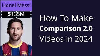 Make a Comparison Video in 2024 FAST and EASY [upl. by Dnarud]