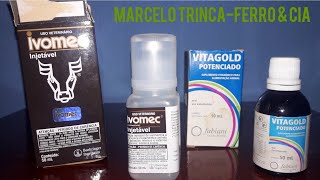 IVOMEC com VITAGOLD Potenciado Proporção correta em 50ml e pra q serve [upl. by Aleemaj492]