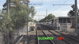 Drivers View North Melbourne to Craigieburn Part 2 to Craigieburn [upl. by Tihor]