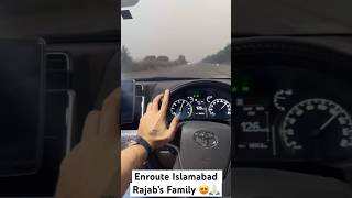 Good Morning ♥️😍 Enroute Islamabad Rajab’s Family✈️ viralvideo youtubeshorts shortsfeed shorts [upl. by Annodam971]