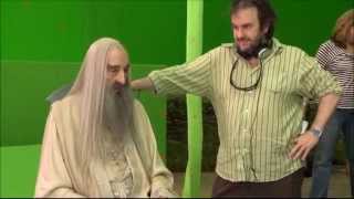 The Hobbit BTS Sir Christopher Lee returns RIP A LEGEND [upl. by Ailev]