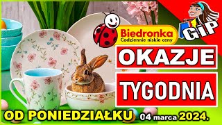 BIEDRONKA  Gazetka Promocyjna od Poniedziałku 04032024  Wiosenny Dom [upl. by Idonah]