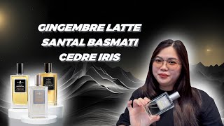 Affinessence amp Bộ 3 Nước Hoa Santal Basmati Cedre Iris amp Gingembre Latte  Vita Perfume [upl. by Kall]