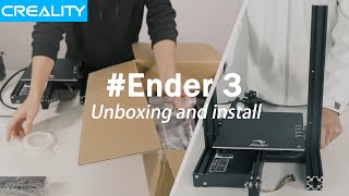 Unboxing  Creality Ender 3 Unbox Set Up and Build 2020 [upl. by Iolenta]