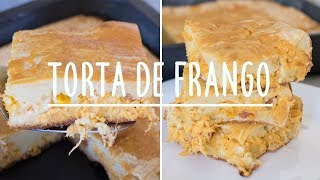 TORTA DE FRANGO CREMOSA DE LIQUIDIFICADOR FÁCIL E RÁPIDA [upl. by Garland575]