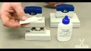 How to reink preinked rubber stamps [upl. by Legnalos]