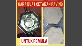 CARA MUDAH buat cetakan PAVING BLOCK full [upl. by Newel707]