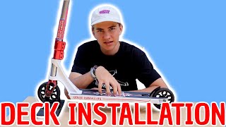 HOW TO PUT ON A NEW SCOOTER DECK [upl. by Flore]