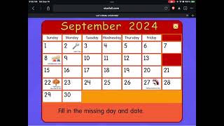 Daily Starfall Calendar  September 14 2024 [upl. by Issak131]