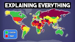 The WORLD Explained in 30 Maps [upl. by Eesyak]