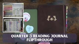 2024 Quarter Three Reading Journal Flipthrough [upl. by Odracir]