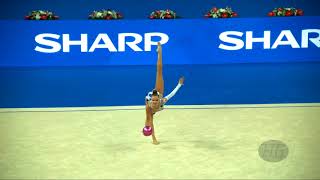 AVERINA Dina RUS  2017 Rhythmic Worlds Pesaro ITA  Qualifications Ball [upl. by Dorman627]