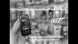 Nevem Ericsson Sony Ericsson Visszatekintés egy 18 éves telefonra SE K800i [upl. by Niwri]