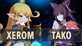 GBVSR Xerom Charlotta Vs Tako Nier  High Level Gameplay [upl. by Spada]