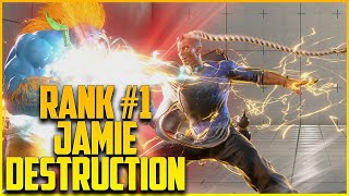 SF6 ▰ No1 Rank Jamie Destroy The Pro Scene 【Street Fighter 6】 [upl. by Vickie]