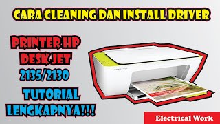 Cara Cleaning Cartridge Printer HP deskjet 21302135 New [upl. by Gurtner]