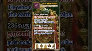 236வது நாமம் விஷ்ணுஸஹஸ்ரநாமம் vishnusahasranamam 236th namam 1000naamangal DharanidharayaNama [upl. by Ahsaya]