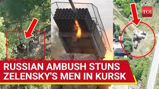 Putins Men Encircle Ukrainian Troops NATO Armour In Kursk Watch What Happened Next [upl. by Ynalem]