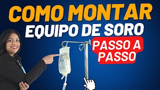 Como Montar e Instalar Equipo de Soro nasctreinamentosenfermagem equipomedico [upl. by Otit]