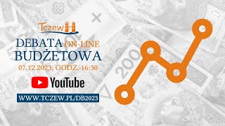 🔴NA ŻYWO Tczew  Debata budżetowa 07122023  UM Tczew [upl. by Nahttam]