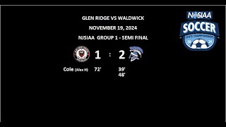 GLEN RIDGE VS WALDWICK 111924 [upl. by Aleras]