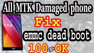 All MTK Cpu Unbrick or Restore and Damaged phone fixemmc dead boot repair ok By AMS TECH [upl. by Sherurd]