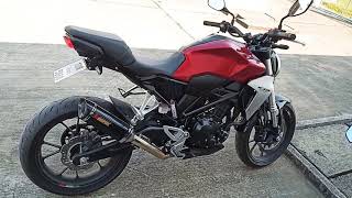 CB 300r กับท่อ Akrapovic ปากเฉียงถอดจุกสดเสียง [upl. by Eizdnil749]