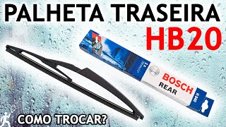 COMO TROCAR PALHETA TRASEIRA DO HB20 PALHETA BOSCH REAR H840 [upl. by Berkley]