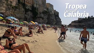 📽️ ITALY 4K  Spiaggia di Tropea  CALABRIA VV 🐚  10 Most Beautiful Places To Visit in Italy [upl. by Neahs]