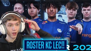 Zephenox react au roster KC LEC [upl. by Costa]