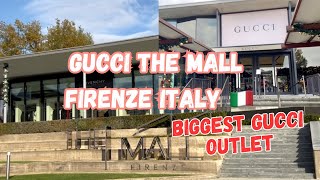 GUCCI THE MALL ITALY WITH PRICES  EUROPE OUTLET SHOPPING FIRENZE ITALY [upl. by Yesdnik506]