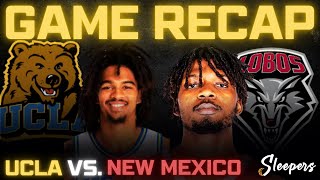 UCLA vs New Mexico Full Game Recap [upl. by Pellegrini]