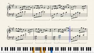 Ước mơ của mẹ  Piano tutorial  Piano sheet [upl. by Duma]