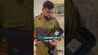 Omry receives his tefillin Before being Deployed to Lebanon [upl. by Nahta680]