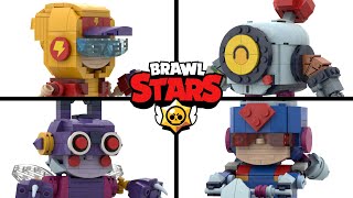 Brawl stars Nani Streetwear Max Ultra Driller Jacky Mega Beetle Bea  Lego MOC [upl. by Behah]