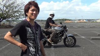 VTR250を変な感じでレビューamp車載動画 [upl. by Aldus194]