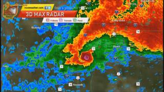 Moore OK Tornado Radar Loop [upl. by Darnoc]