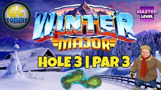 Master QR Hole 3  Par 3 HIO  Winter Major 2024 Tournament Golf Clash Guide [upl. by Yeclek368]